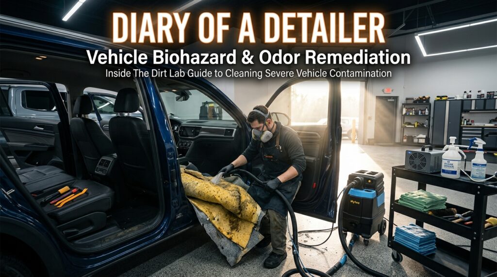 Inside The Dirt Lab Guide to Vehicle Biohazard & Odor Remediation — What Detailers Will Actually Learn