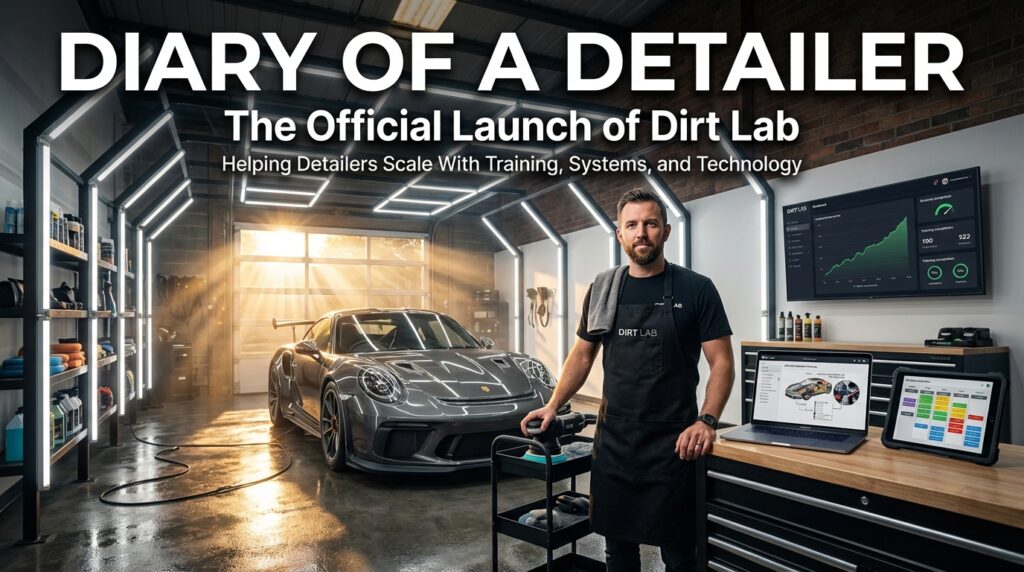 Dirt Lab Officially Launches — A New Platform Built to Help Detailers Scale